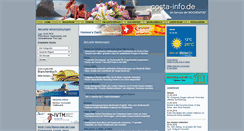 Desktop Screenshot of costainfo.de